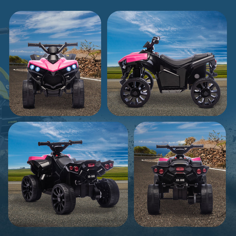 AIYAPLAY 6V Kids ATV, Battery Powered Ride on Car for Ages 3-8 Years