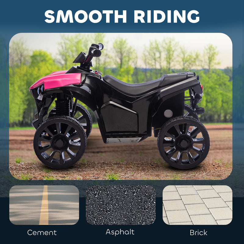 AIYAPLAY 6V Kids ATV, Battery Powered Ride on Car for Ages 3-8 Years