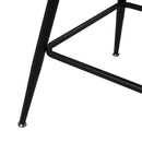 Livingandhome 2PCS Flannel Upholstered Bar Stools