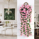 Lifeideas Wall Hanging Faux Violet Garland