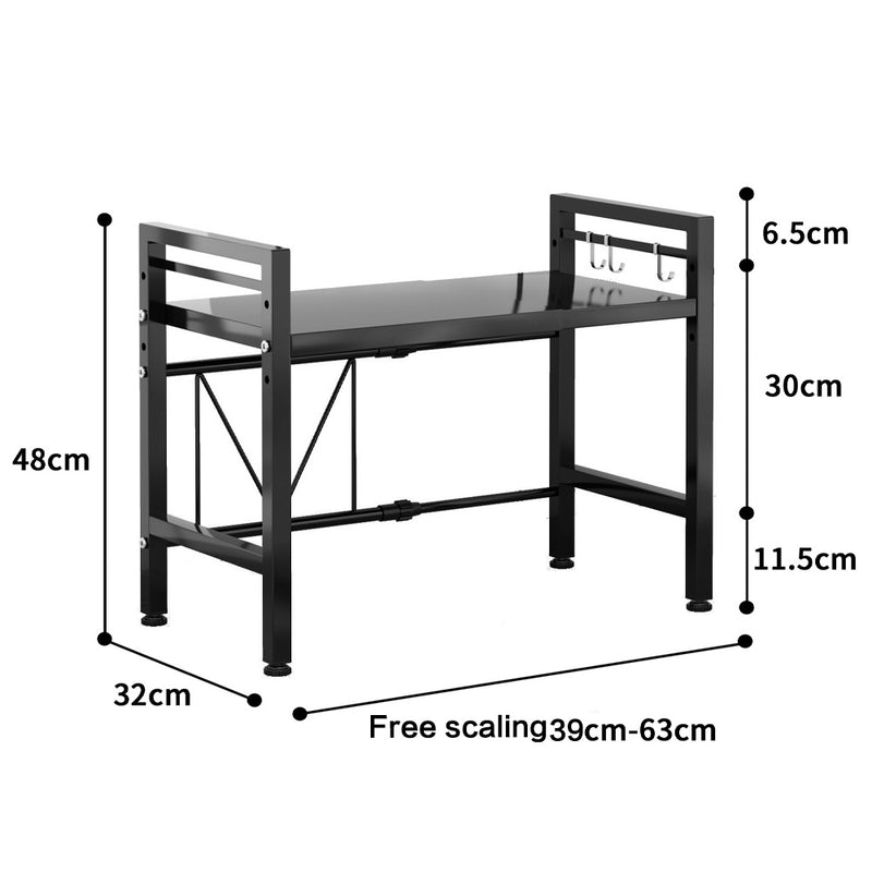 Lifeideas 2-Tier Expandable Microwave Oven Rack