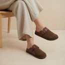 Closed-Toe Slip-On Mules Sandals