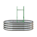 Breeins Galvanized Steel Raised Garden Bed