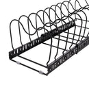 Livingandhome Expandable Pot Pan Lid Rack Pan Organiser with 10 Dividers