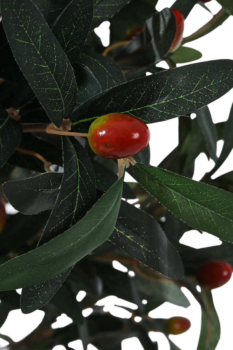 Breeins Artificial Olive Tree Decorative Plant in Planter