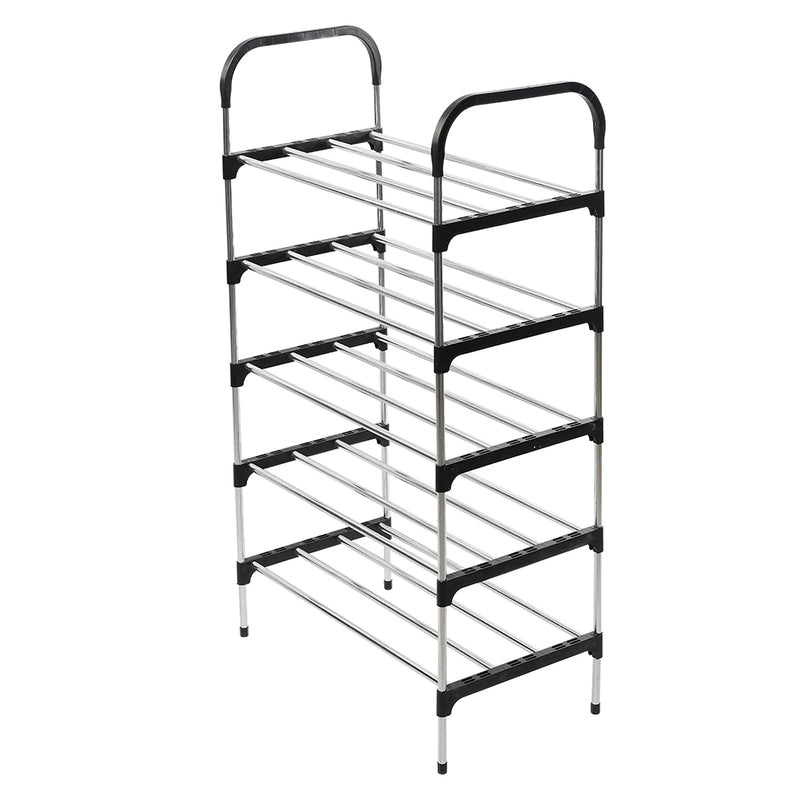 Livingandhome 5-Tier Stackable Shoe Rack Organizer