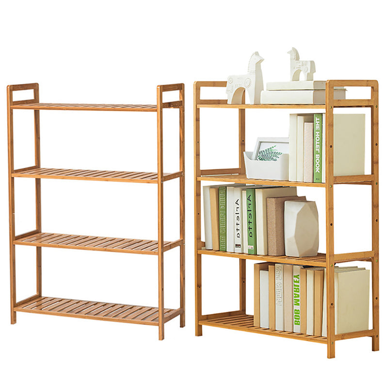 Livingandhome 4-Tier Bamboo Bookshelf and Display Rack
