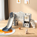 Kidkid Toddler Indoor Playground with Slide and Hoop