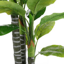 Breeins Artificial Tropical Plant with Plastic Pot