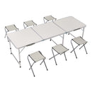Breeins Folding Picnic Table Set with 6 Stools