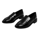 Casual Closed Toe Slip-on Penny Loafers with Low Heel