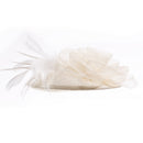 Feather Flower Mesh Fascinator