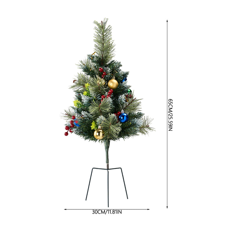Lifeideas 2-Pack Artificial Christmas Trees with LED Decorations