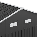 12x10FT Metal Apex Roof Garden Storage Shed