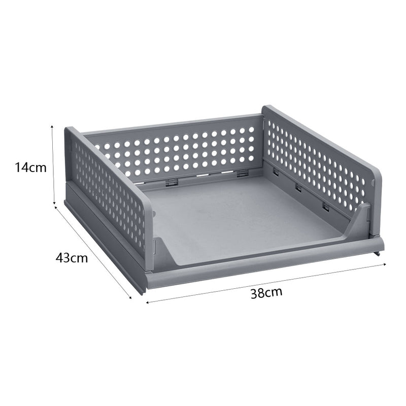 Lifeideas Folding Wardrobe Storage Box Drawer Organizer