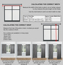 Enhanced Living Vogue Latte Natural Eyelet Thermal Noise Reducing Dim Out Curtains - Pair