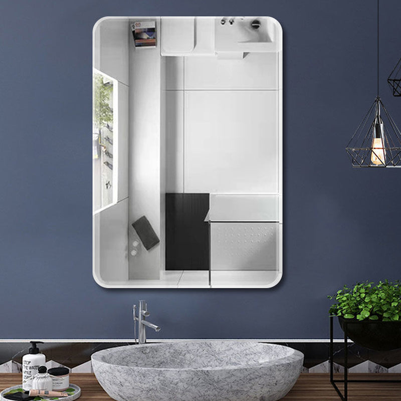 Livingandhome Minimalist Round Wall Mirror