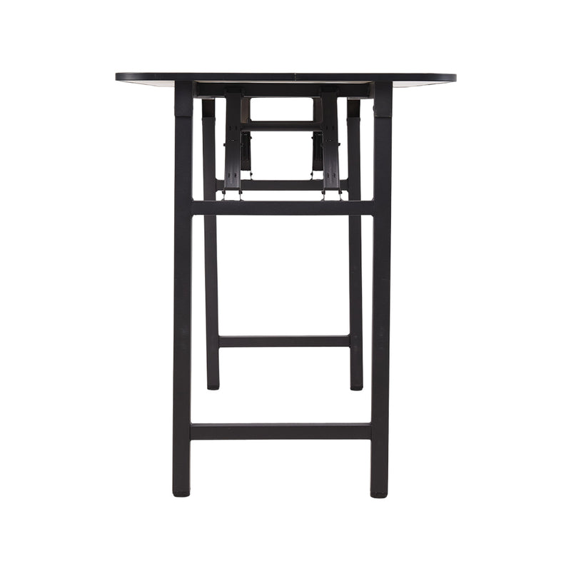 Livingandhome Folding Dining Table with Double Spring Mechanism