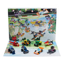 Kidkid Christmas Advent Calendar Car Dinosaur Building Blocks Toy Set