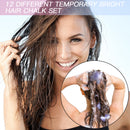 Sheonly 12 Colours Temporary Hair Chalk Combs