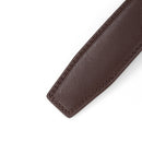 Modishion Adjustable Leather Ratchet Belt With Automatic Buckle - Brown