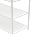 Lifeideas Entryway 4 Tier Shoe Rack with Coat Hanger