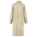 Relaxed Fit Khaki Trench Coat