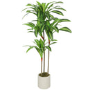 HOMCOM 120cm Artificial Dracaena Tree With Bendable Trunks For Home Decor