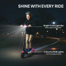 SPORTNOW Electric Scooter, Lightweight E Scooter With LED Display, Pink