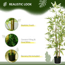 Artificial Plant Bamboo Artificial Tree Height 120 cm with Pot