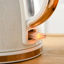 HOMCOM Electric Kettle, Fast Boil, 1.7L, 3kW, Swivel, Auto Shut-off