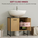 HOMCOM Bathroom Under Sink Cabinet for Basin without or with Pedestal