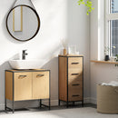 HOMCOM Bathroom Under Sink Cabinet for Basin without or with Pedestal