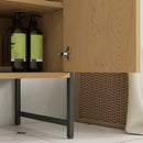 HOMCOM Bathroom Under Sink Cabinet for Basin without or with Pedestal