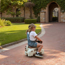 AIYAPLAY Kids Ride On Car, Dinosaur Shape Toddler Walker, Cream