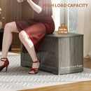 HOMCOM Storage Trunk for Living Room, with Safety Hinges 80cm