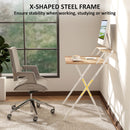 HOMCOM 70 Cm Folding Computer Desk For Small Spaces Bedroom