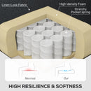 HOMCOM Accent Chair Wingback Armchair Retro Tufted Club Wood Fabric