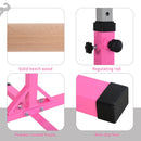 HOMCOM Childs  Gymnastics Horizontal Bar- Pink