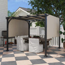 Outsunny Outdoor Pergola Garden Sun Shade Patio Canopy Shelter