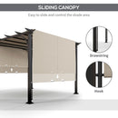 Outsunny Outdoor Pergola Garden Sun Shade Patio Canopy Shelter