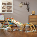 AIYAPLAY 5 in 1 Toddler Climbing Frame with Ramp, Arch, for 18-48 Months