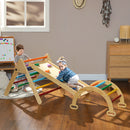 AIYAPLAY 5 in 1 Toddler Climbing Frame with Ramp, Arch, for 18-48 Months
