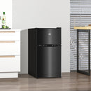 HOMCOM 88L Small Fridge Freezer With 5-Setting Thermostat, Inner Light