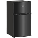 HOMCOM 88L Small Fridge Freezer With 5-Setting Thermostat, Inner Light