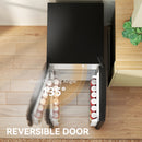 HOMCOM 88L Small Fridge Freezer With 5-Setting Thermostat, Inner Light