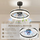HOMCOM Ceiling Fan Light With 3 Colour, Timer, Reversible, Remote