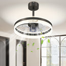 HOMCOM Ceiling Fan Light With 3 Colour, Timer, Reversible, Remote