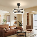 HOMCOM Ceiling Fan Light With 3 Colour, Timer, Reversible, Remote