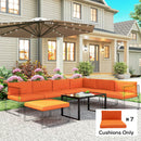 Outsunny Replacement Cushions for Outdoor Furniture Garden Seat Cushion Pad